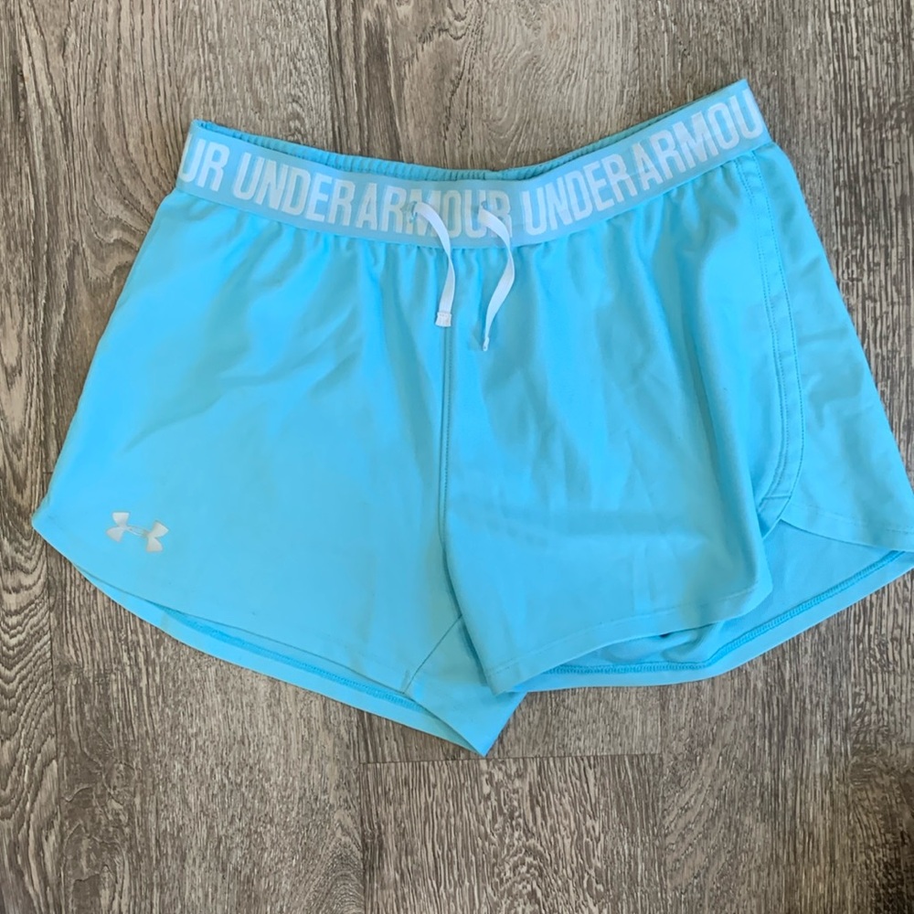 Light Blue Under Armor Shorts